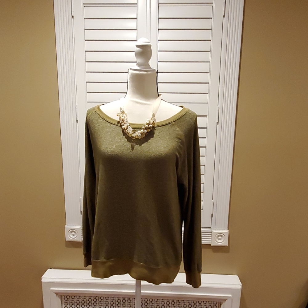 NWT STITCHFIX AMERICAN ABLE OLIVE TOP M - Picture 5 of 5